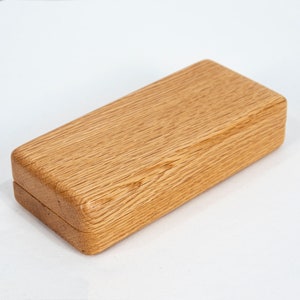 Oak Eyeglass Case – Wood Glasses Case, Handmade Wooden Glasses Box, Hard Glasses Case, Sunglasses Case, Wooden Eyeglasses Case