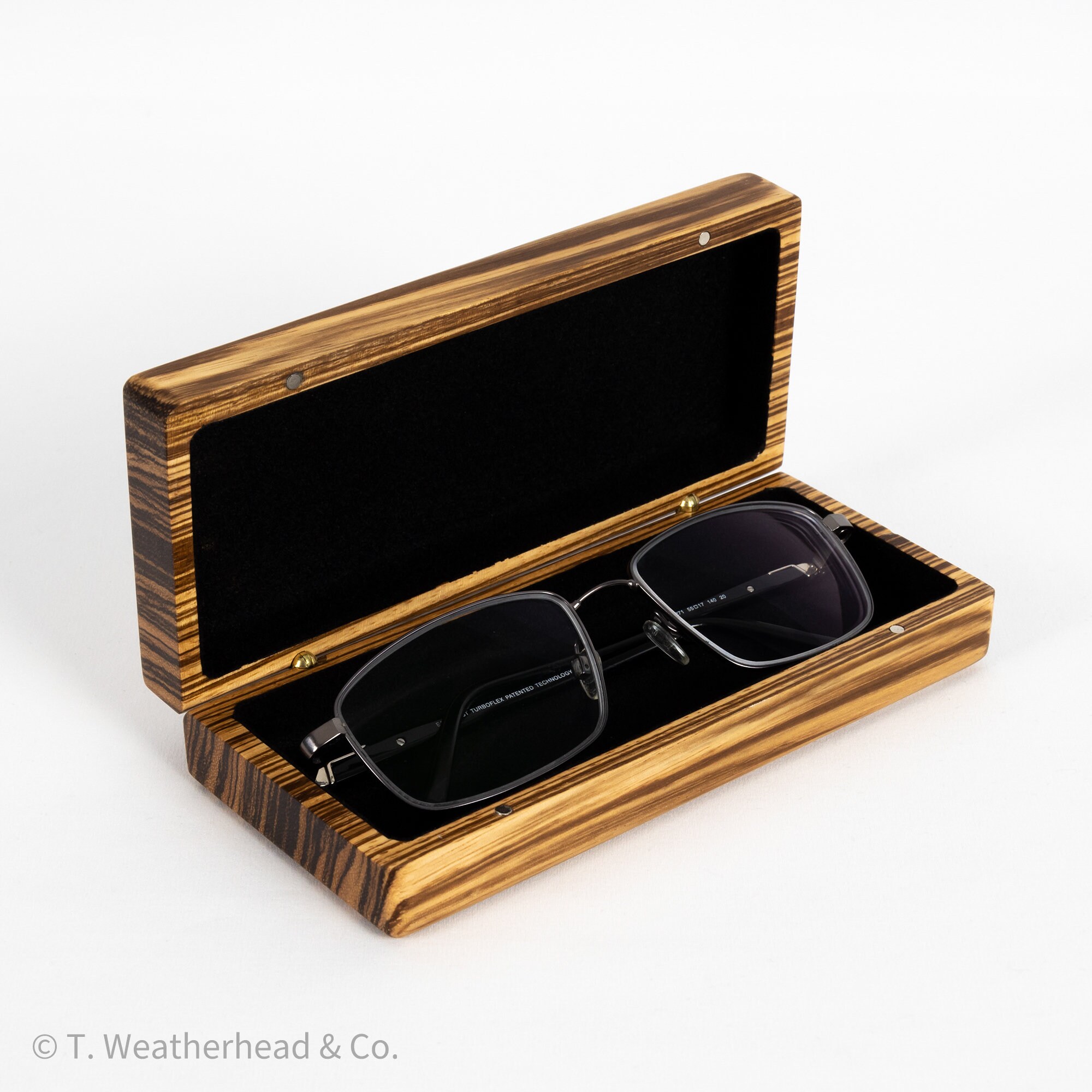 Walnut Case for Glasses and Sunglasses — T. Weatherhead & Co.