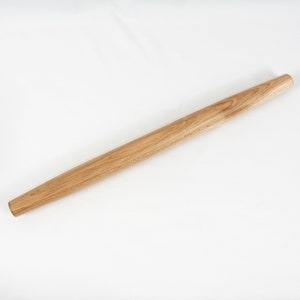 Rodillo francés – Rodillo de madera hecho a mano, arce, nogal, cerezo, abedul, herramienta para hornear, rodillo para masa de repostería, regalo imagen 8