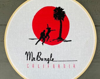 Mr. Bungle &#39;California&#39; album cover embroidery - FREE SHIPPING (mike patton, ipecac records, faith no more, metal, sweet charity)