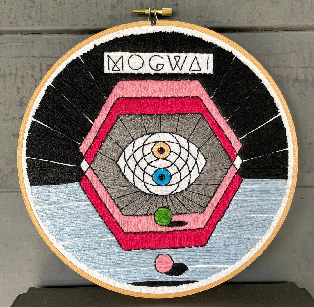 Mogwai 'rave Tapes' Album Cover Embroidery - FREE SHIPPING (post Rock ...