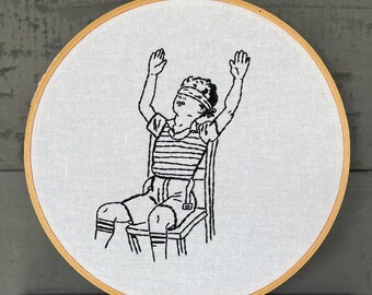 Twilight Sad &quot;And She Would Darken The Memory&quot; album art embroidery - FREE SHIPPING (scotland, frightened rabbit, mogwai, the cure, indie)