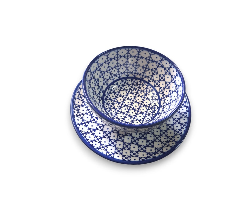 Boleslawiec Polish Pottery Bowl and Plate