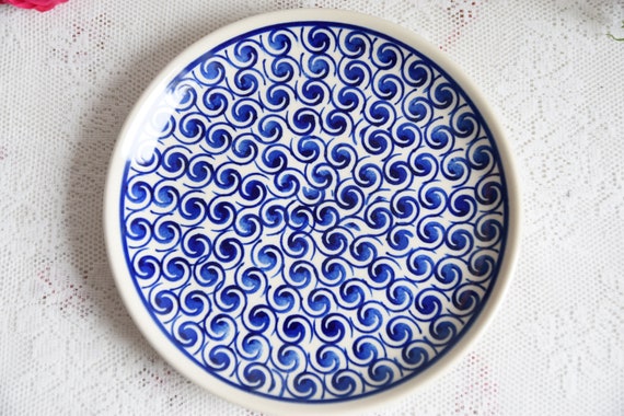 Polish pottery dessert plates hotsell