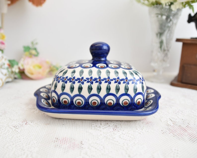 Boleslawiec Polish Pottery Butter Dish
