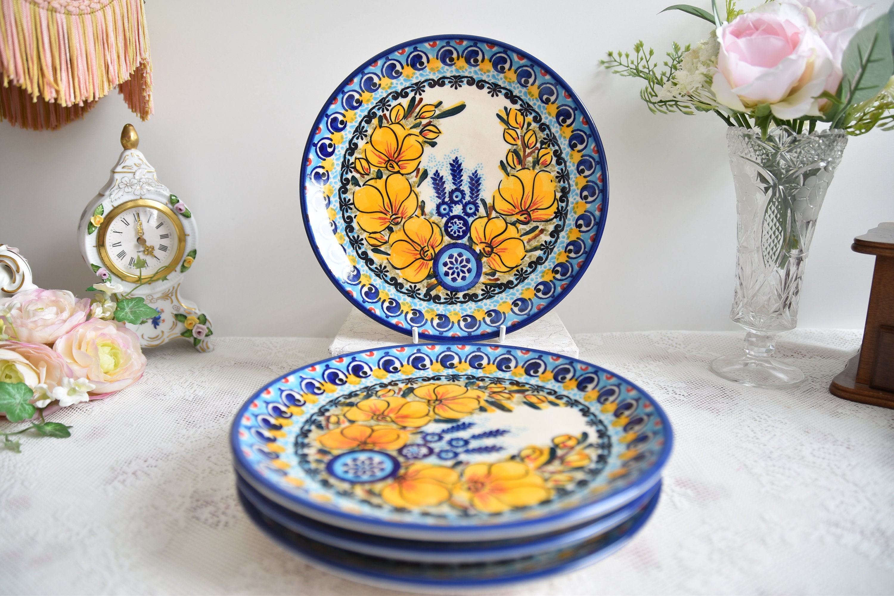 8" Unikat Dessert Plate - Shape 86 - Pattern U5137 – Polish