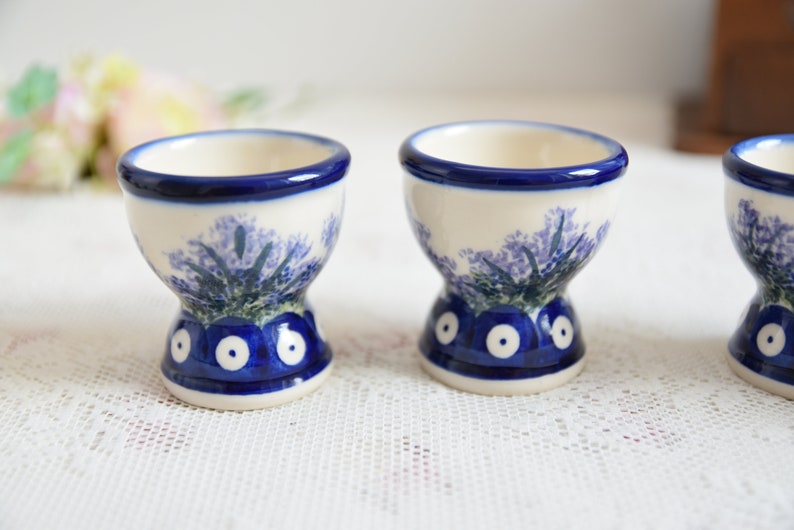 Ceramika Boleslawiec Polish Pottery Egg Cups
