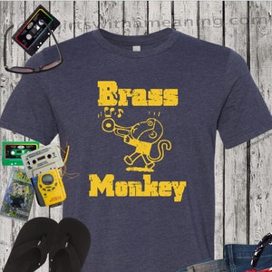Brand New Brass Monkey Distressed Beastie Boys Inspired Old school New York Rap Hip Hop Free Shipping T shirt XS-4XL Active Top tee shirt