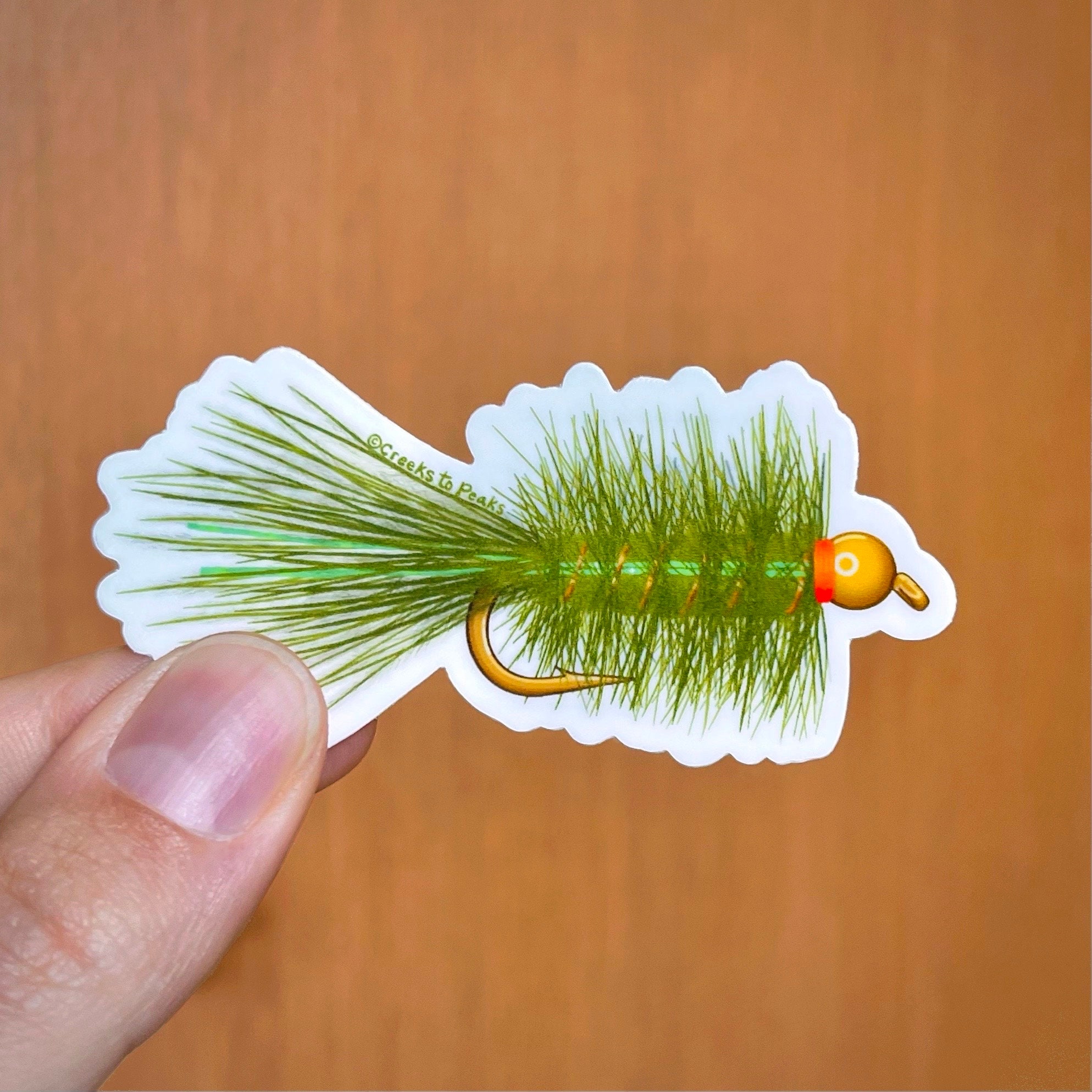 Woolly Bugger - Leech Fly - Streamer Fly - Flyfishing Decal Sticker - Etsy