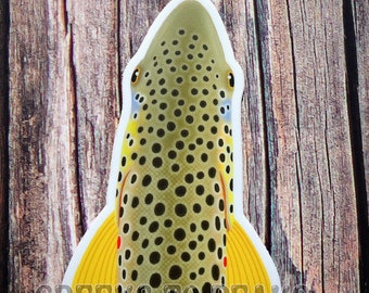 Brown Trout Sticker Decal (9 inch)