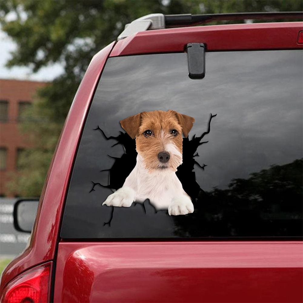 Jack Russell Terrier Dog Car/Van Permit Holder/Tax Disc Gift AD-JR55T 