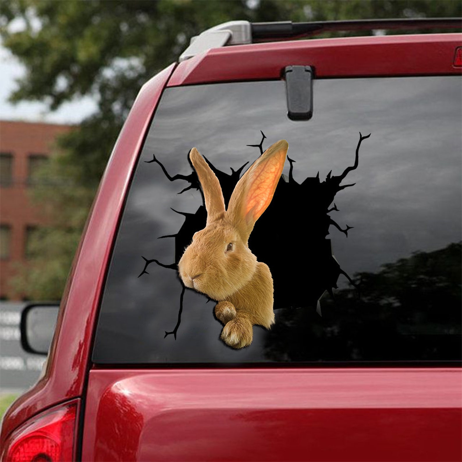 Rabbit Decal fits cars Laptops and any smooth surface Etsy