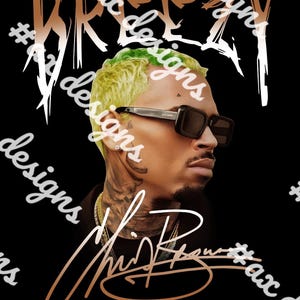 Chris Brown PNG digital download