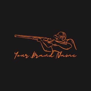Skeet Shooting Graphic, PNG, SVG, Design, Tshirt Design, Hand drawn design