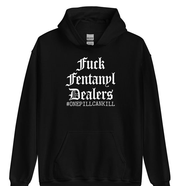 F FENTANYL BLACK HOODIE