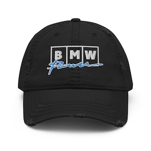 BMW Power Distressed Dad Hat
