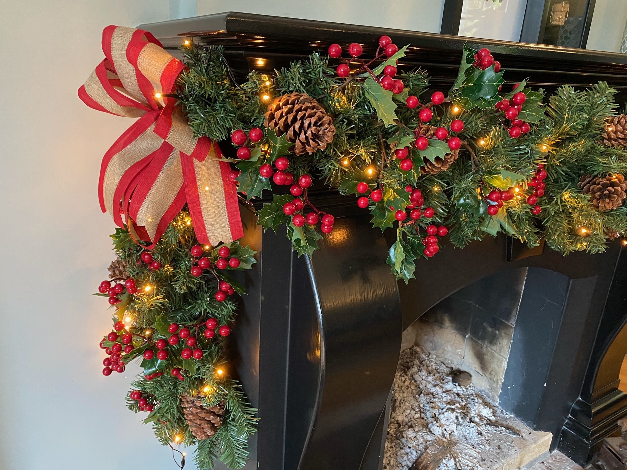 Kerst Guirlande Handgemaakt Etsy Nederland