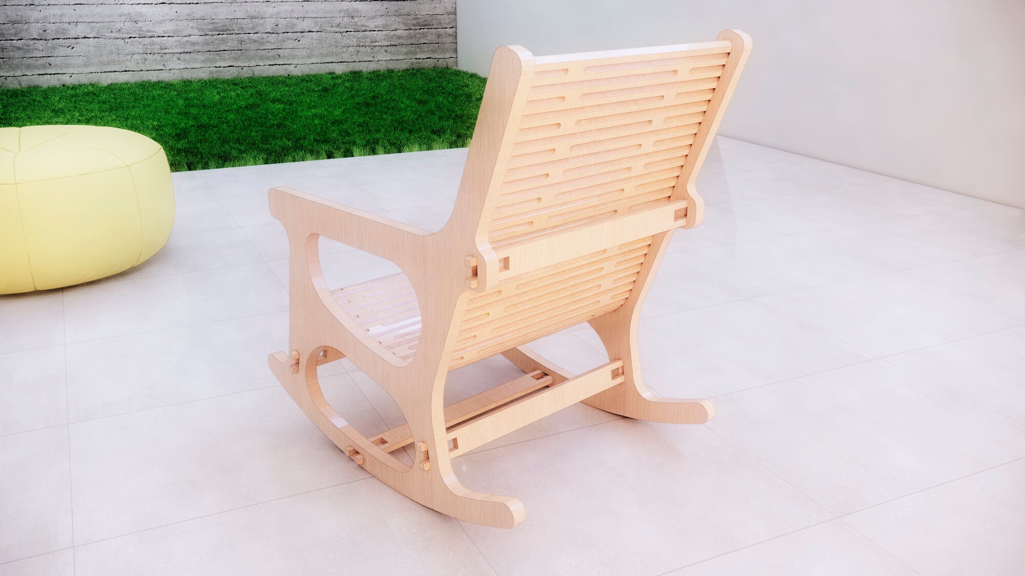 Rocking Chair DXF File Chair Cnc Plans Laser Cutting Cnc Etsy Australia