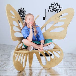 Archivos CNC de muebles de madera contrachapada, archivo Cnc DXF de silla mariposa, archivo Cnc de silla infantil, archivo Cnc de silla, archivo CNC para madera, archivo dxf de silla Cnc silla