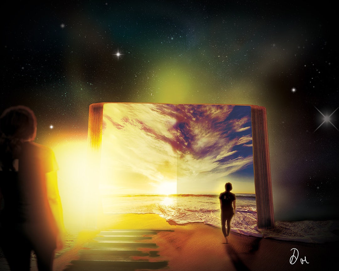 Book Collage Art, Vintage Collage, Psychedelic Art, Surrealism, Magic