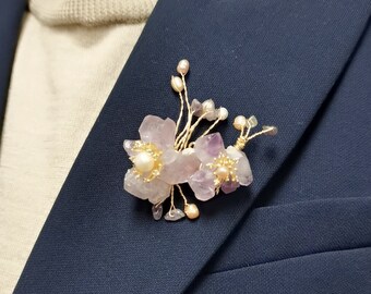 Lakke Arrival 5 Colors Choose Stone Flower Brooches Fresh-Water Pearl Elegant Brooch Pin Vintage Coat Broch Lakke Arrival 5 Colors Choose Stone Flower Brooches Fresh-Water Pearl Elegant Brooch Pin Vintage Coat Broch