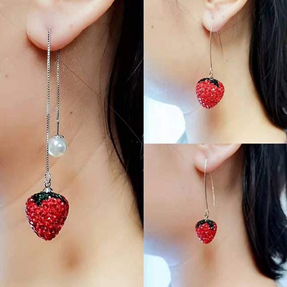Details more than 231 strawberry dangle earrings super hot