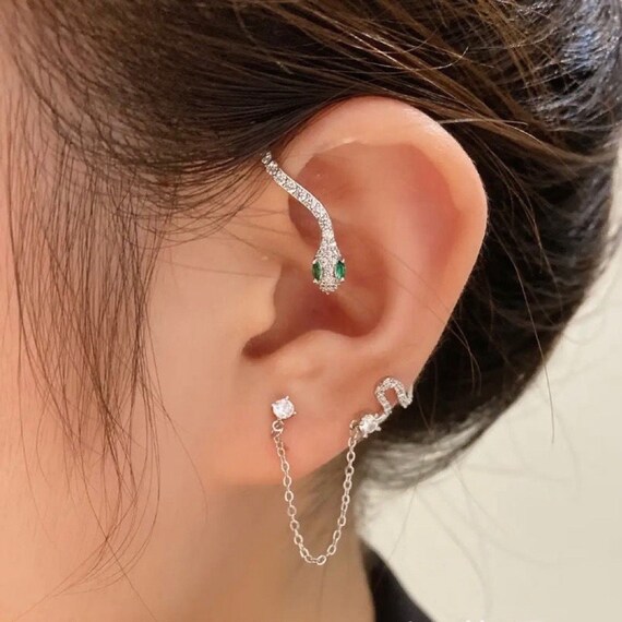Snake wrap earring deals