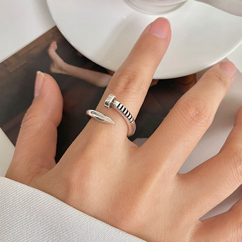 Cartier nail store ring silver