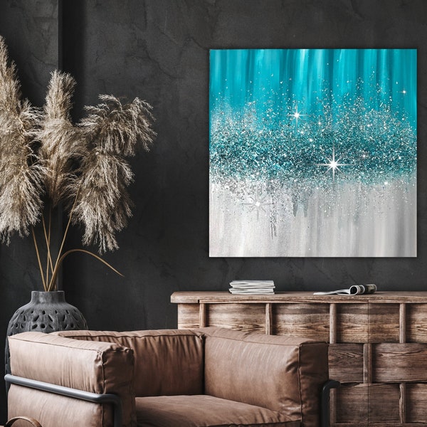Glitter Wall Art Etsy