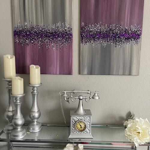 Resin Wall Art Glitter Wall Art Luxury Wall Decor Premium Wall Etsy