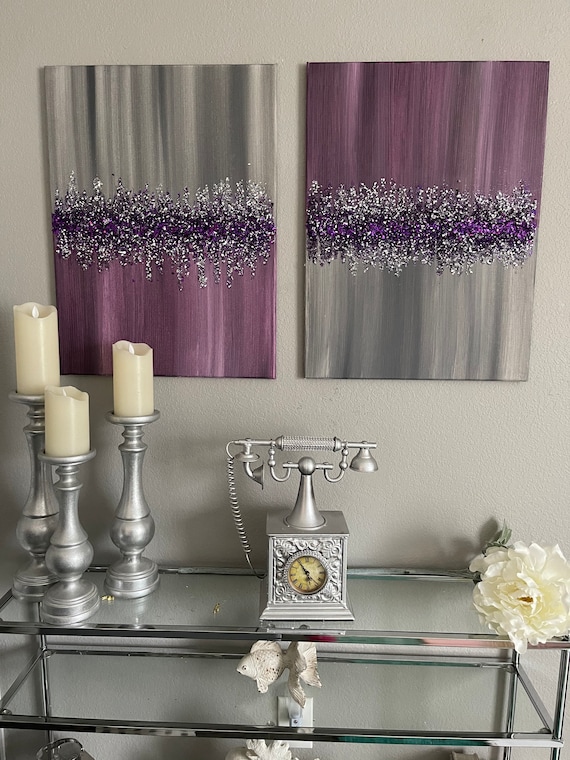 Glitter clearance wall art