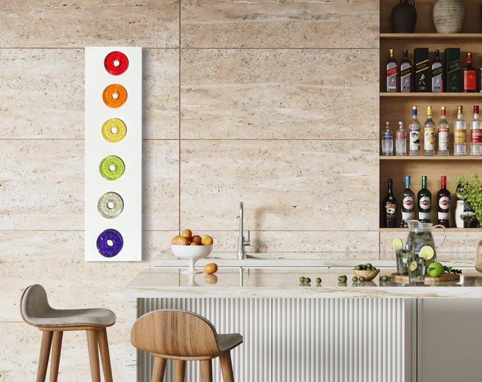 GUMMY RESIN ART, Resin Candy Art, 3d Resin Art, Large Panel Mirror Popsicle Stick Charming Artwork, Nursery Room Décor Art