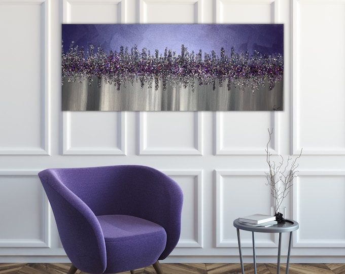 SPARKLY WALL ART, Minimalist Art, Epoxy Resin Art, Unique Wall Hangings Sparkly Glitter Art, Epoxy Resin Luxury Wall Decor