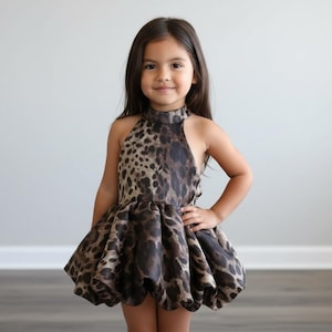 Gold Leopard Dress - Etsy