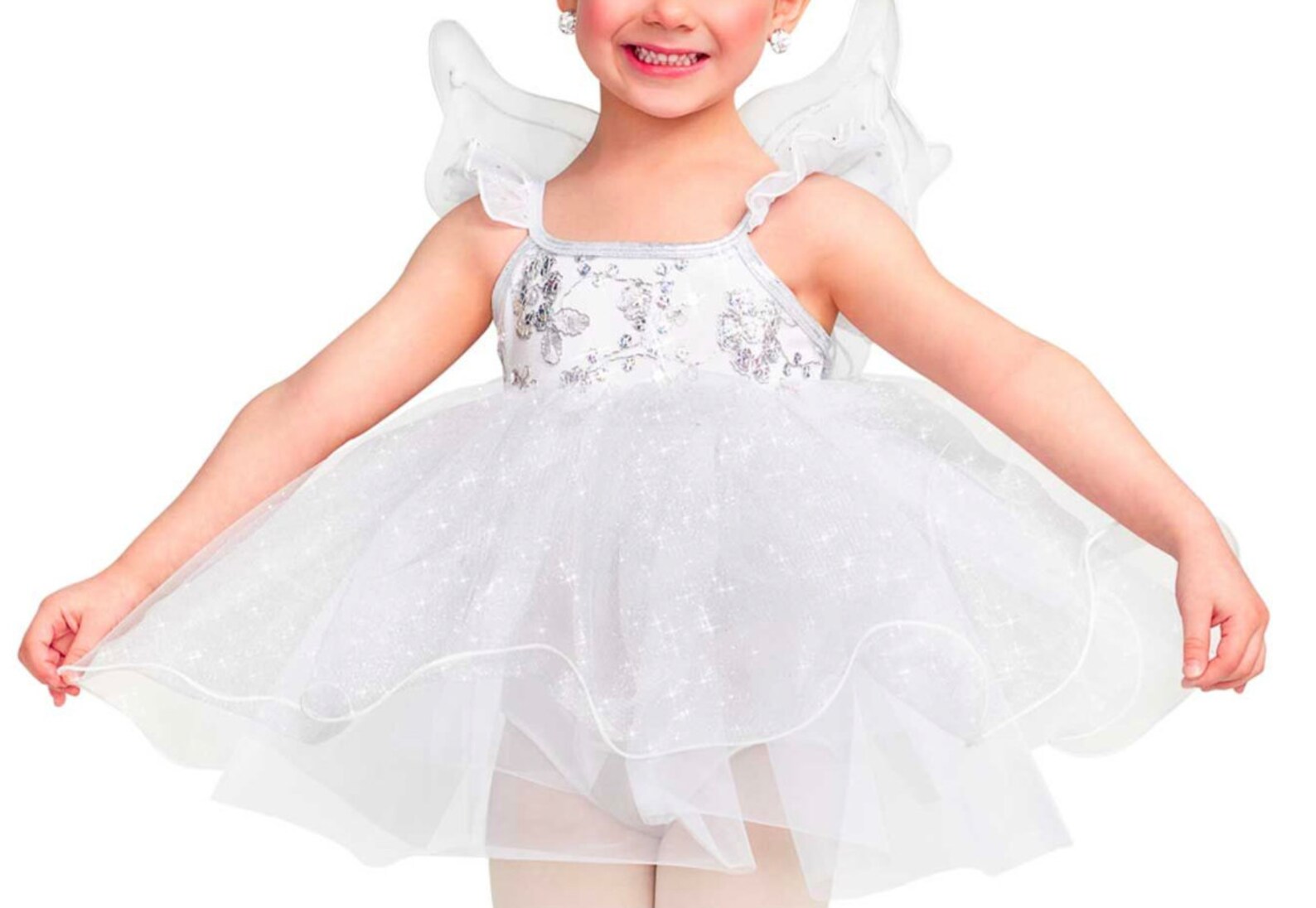 Ballet White Dress Angel Costume Wedding Costume Tutu Sparkle Etsy
