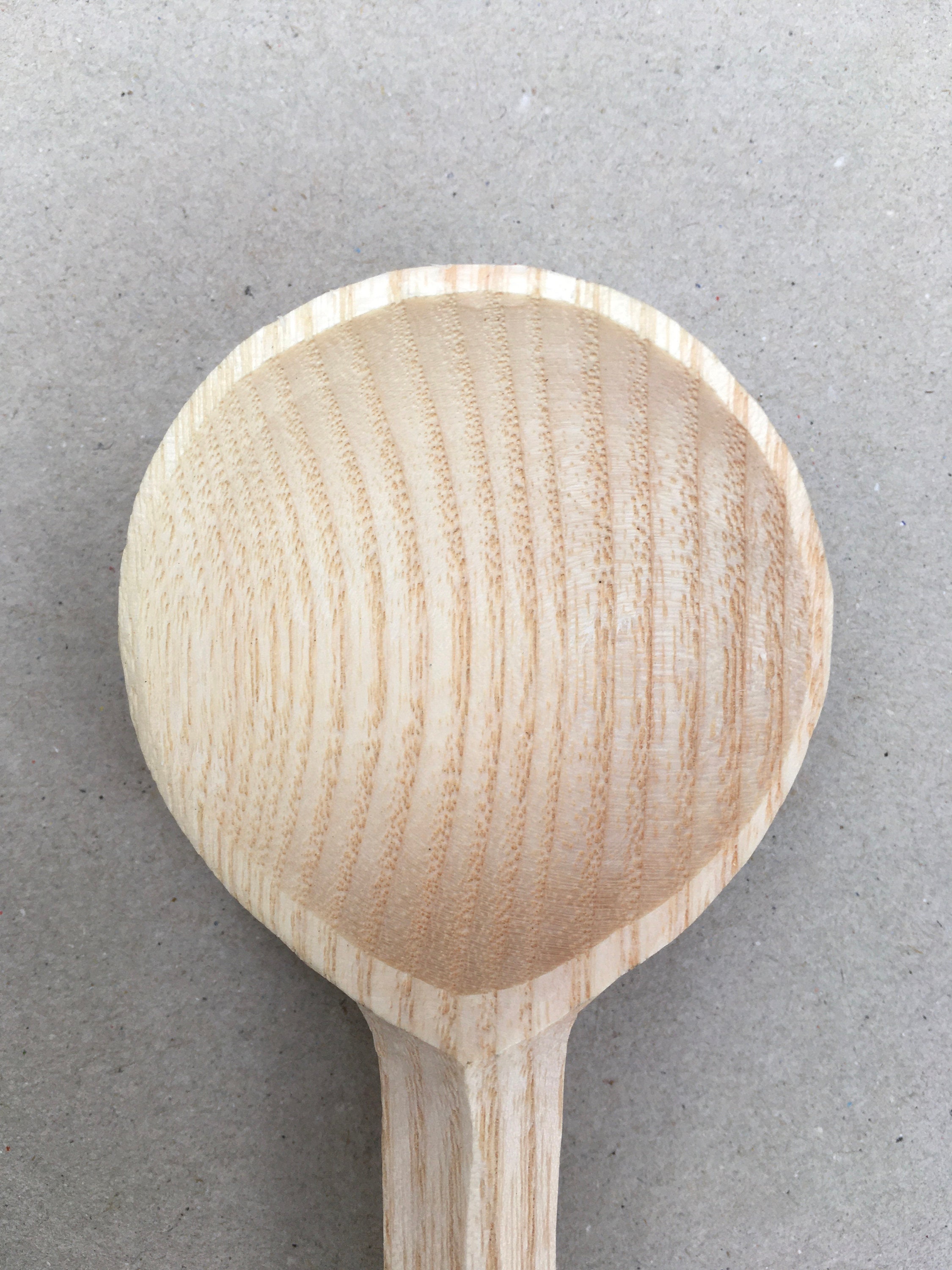 Hand carved wooden ash wood spoon Etsy