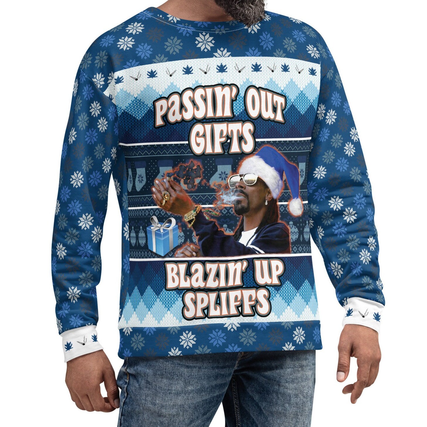 Discover Snoop Dogg Ugly Sweater, Ugly Christmas Sweater, 90's Hip Hop, Funny Sweater, Old School Sweater, Snoop Christmas