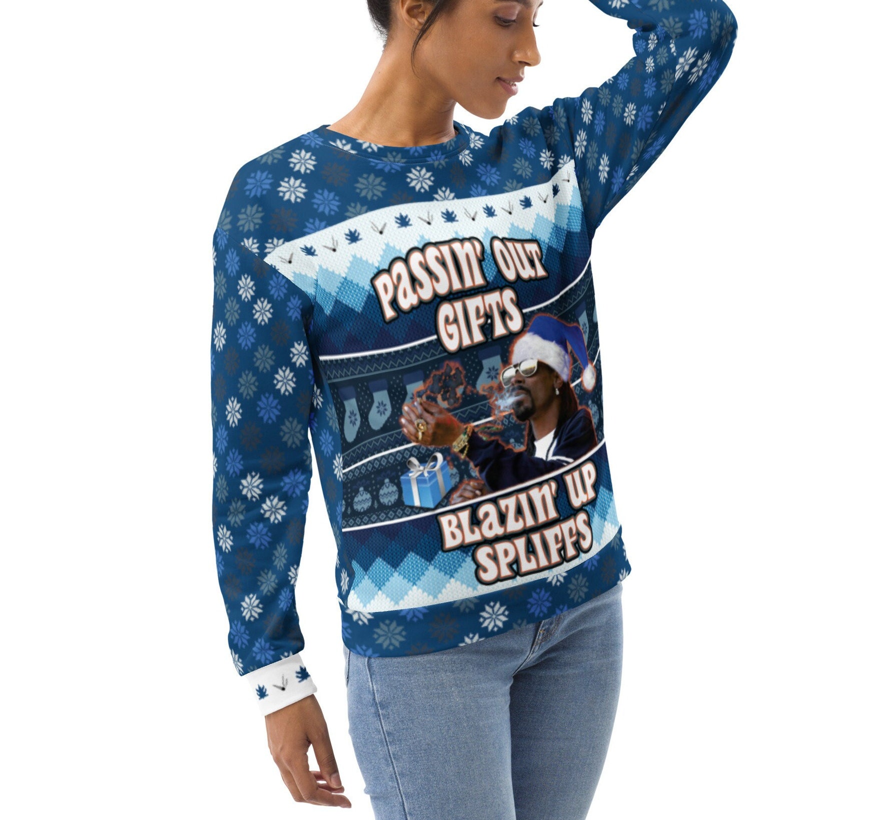 Discover Snoop Dogg Ugly Sweater, Ugly Christmas Sweater, 90's Hip Hop, Funny Sweater, Old School Sweater, Snoop Christmas