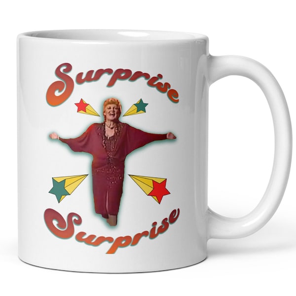 Surprise Surprise Mug Funny Meme Drinkware, Tiktok - Instagram Meme Mug, Funny Joke Meme Cup, Xmas Mug