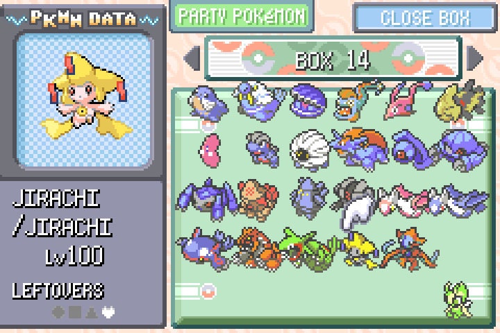 Pokemon Firered Version 386 Competitive Shiny Pokémon 