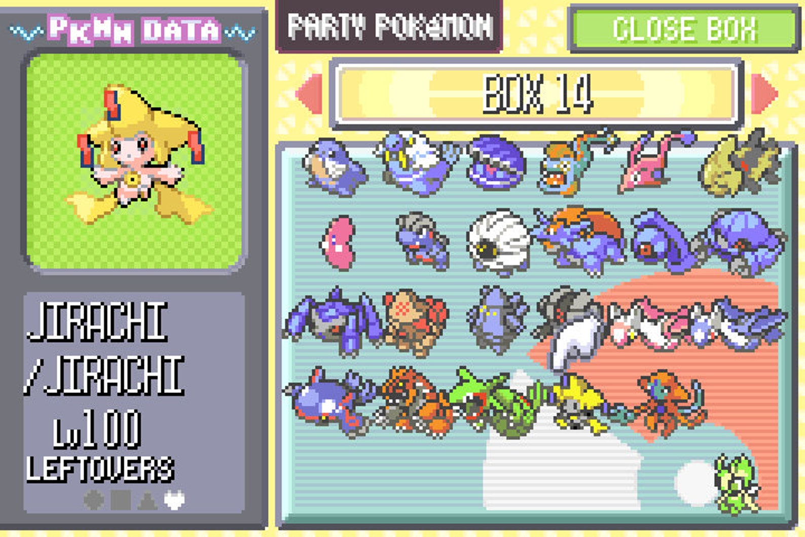 Pokemon Sapphire Version 386 Competitive Shiny Pokémon Etsy