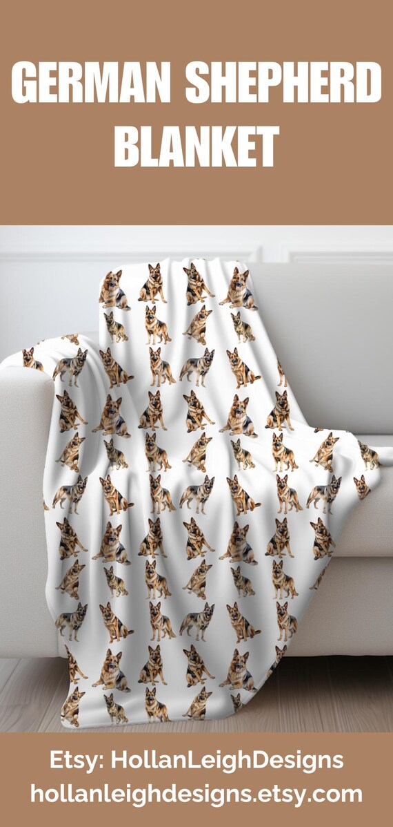 German Shepherd Blanket Gift for Dog Owner German Shepherd Owner