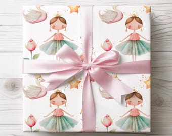 Ballet Wrapping Paper Ballet Gift Wrap Birthday Gift Wrap for Ballet Dancer Wrapping Paper Ballet Birthday Wrapping Paper for Dancer