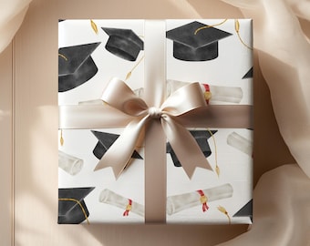 Graduation Wrapping Paper for Graduate Gift Wrap for High School Graduation Party Supplies for Graduate Wrapping Paper College Graduation