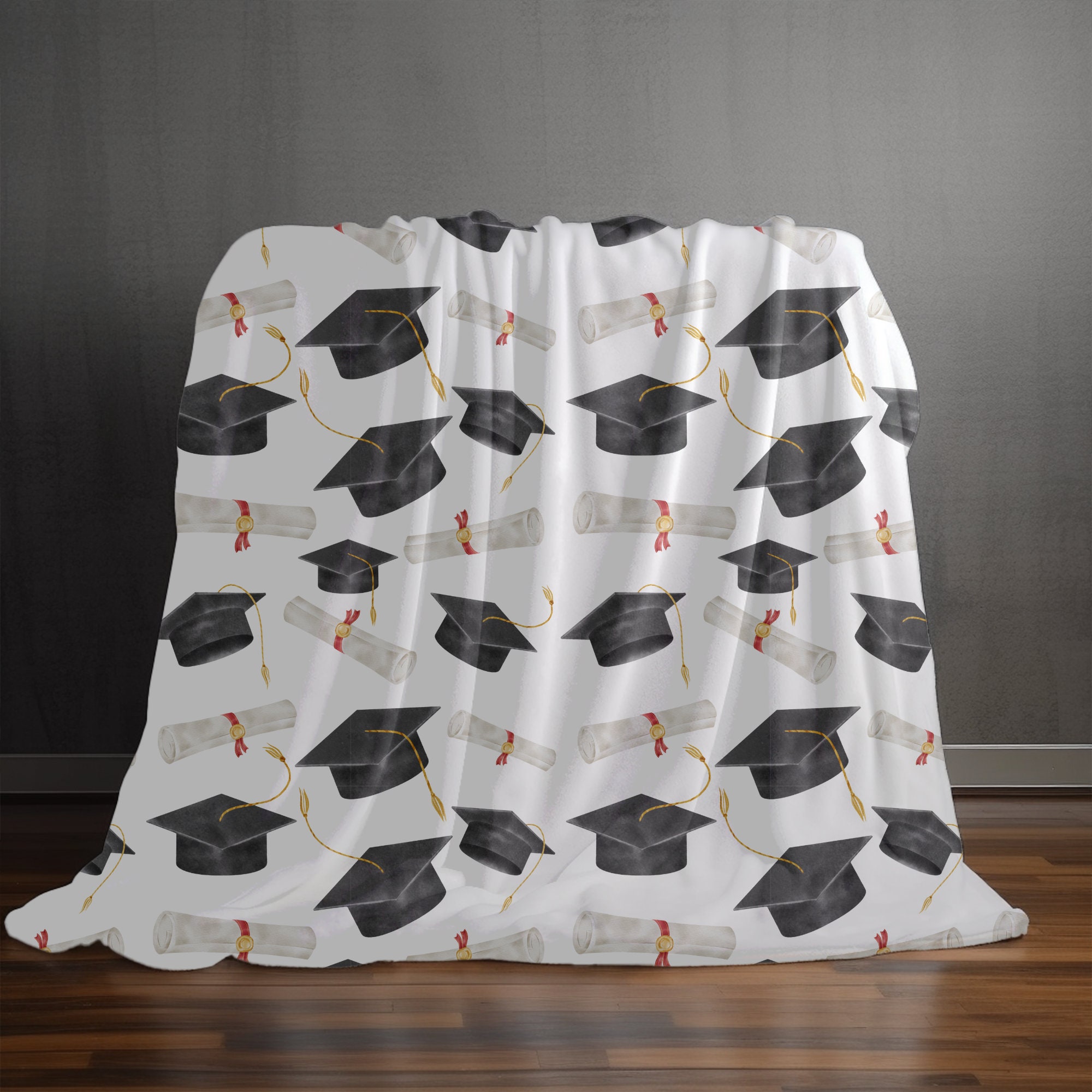Graduation Blanket Graduation Gift for Graduate Velveteen Plush Blanket ...