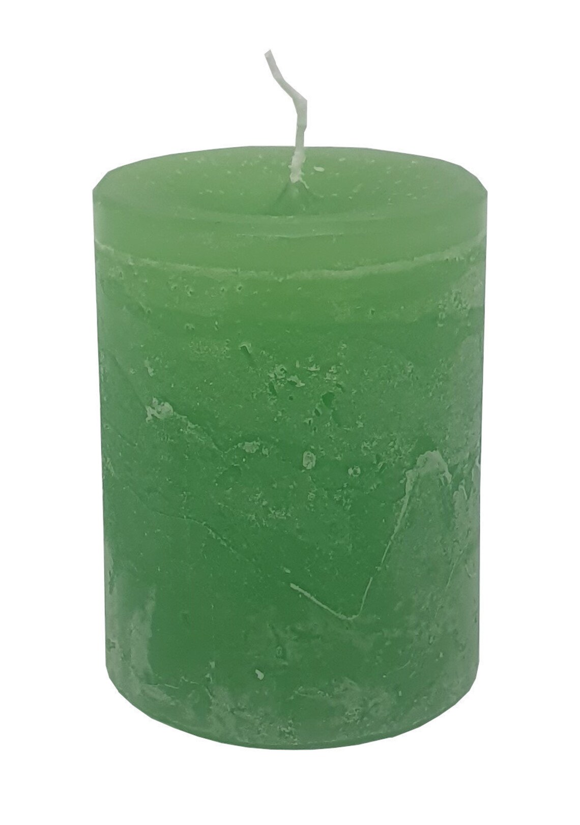 Table candle lime green hand cast from Rosenheim Etsy