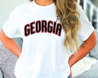 Dawgs Shirt | Sic Em | Bulldog Shirt | Georgia Crewneck | Game Day | Custom Sweatshirt | Personalized | Graphic Tee | School Spirit