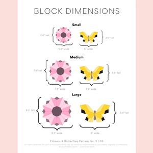 Digital EPP Pattern #3: Fussy Cutting Flowers & Butterflies - English ...