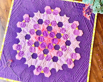 Voorgesneden papieren sjablonen voor Asterism-quiltpatroon - Engelse Paper Piecing - ALLEEN papieren sjablonen