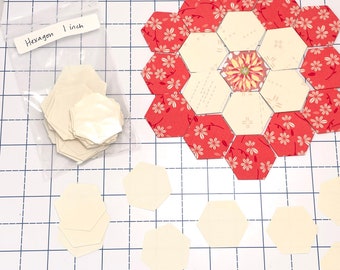1-Zoll-Hexagon-Papiervorlagen für Englisches Papier, EPP-Vorlagen, Papier-Hexagon-Vorlage, EPP-Papiere